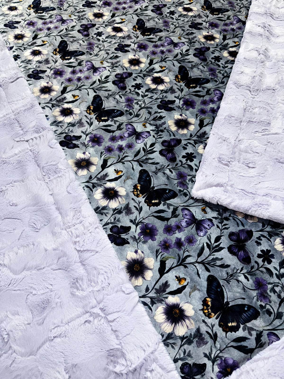 Violet Iris Butterflies XL Adult Size