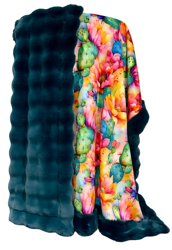 Extra Luxe Spruce Powderpuff + Neon Cactus XL Adult Size