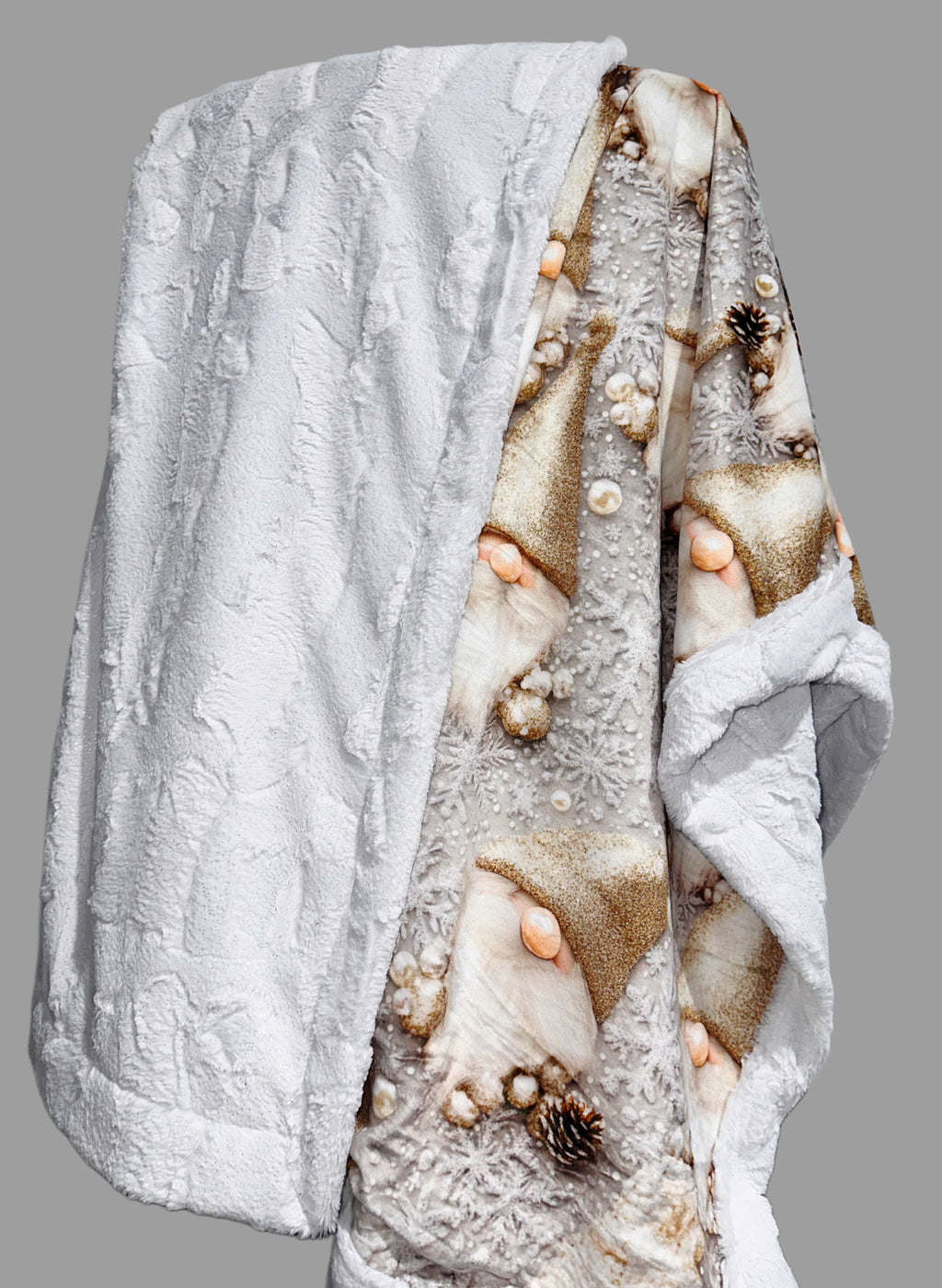 Golden + Snowflake Gnomes XL Adult Size