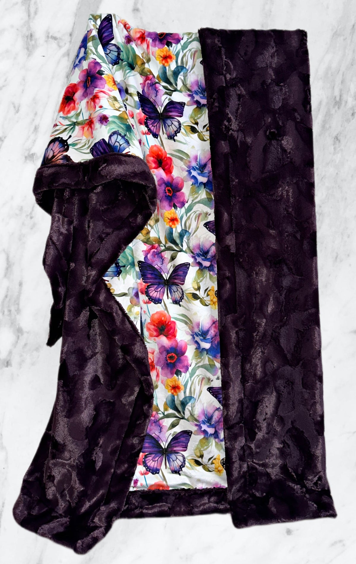 Violet Butterflies XL Adult Size