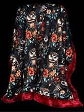 Load image into Gallery viewer, Floral Forest Owls XL Adult Size