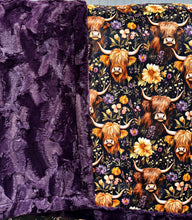 Load image into Gallery viewer, Violet Highland Cows XL Adult Size