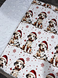 Christmas Pups XL Crib Size