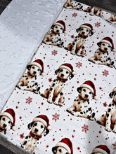 Load image into Gallery viewer, Christmas Pups XL Crib Size