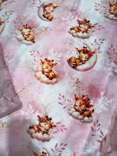 Sweet Sleepy Giraffes XL Crib Size
