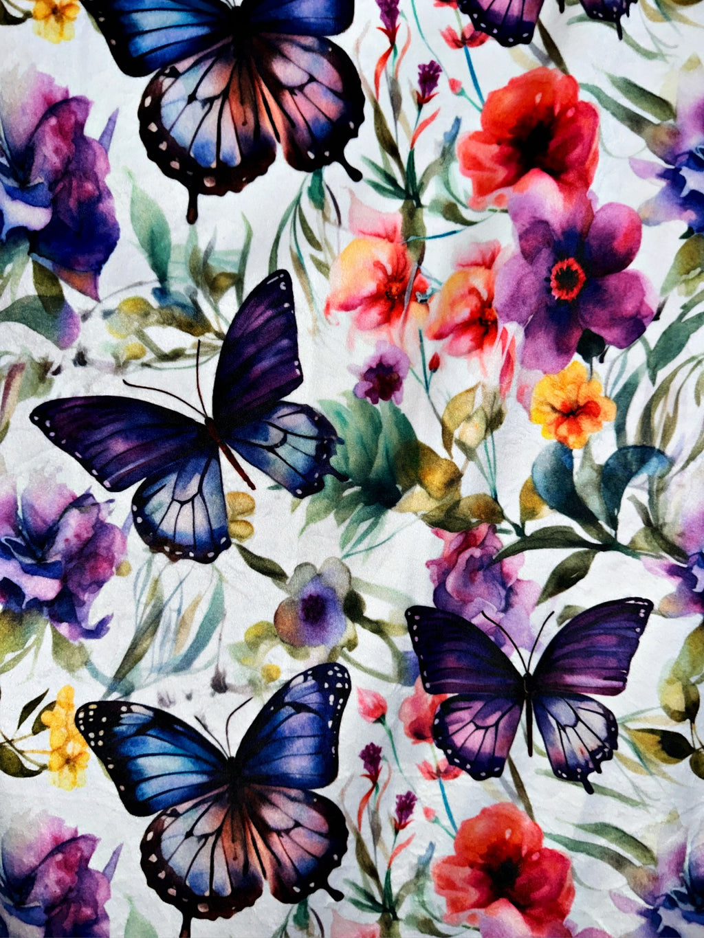 Violet Butterflies XL Adult Size