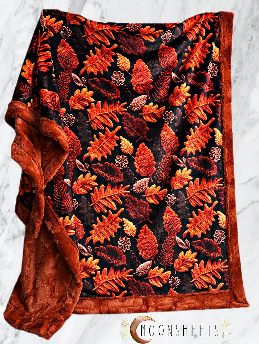 Rust Autumn Leaves XL Adult Size