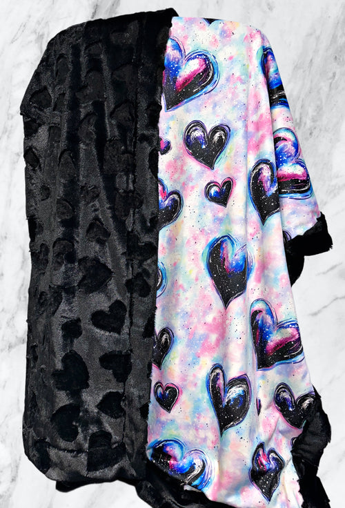 Black Hearts XL Adult Size