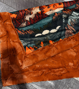 Embroidered Mountains Baby Size