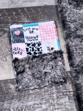 Load image into Gallery viewer, Farm Girl Lovey Size + Burp Cloth