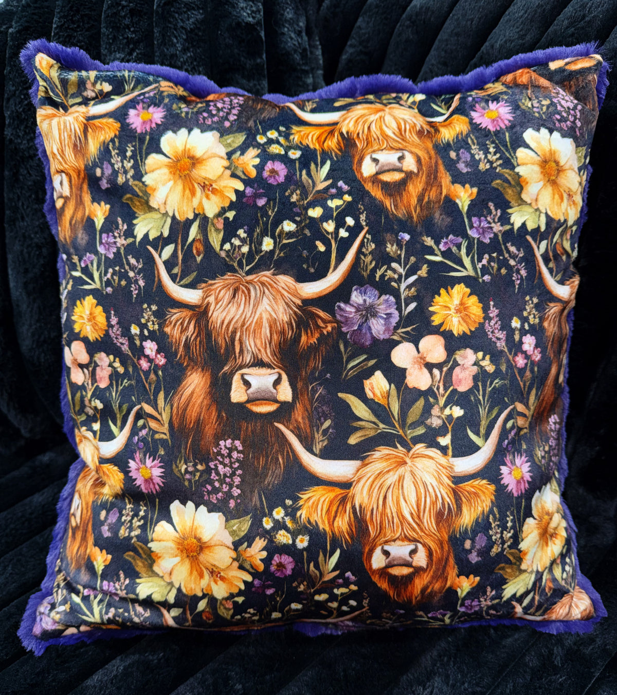Highland Cow Pillow