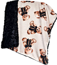 Load image into Gallery viewer, Velvet Bow Teddy Bears Baby Size