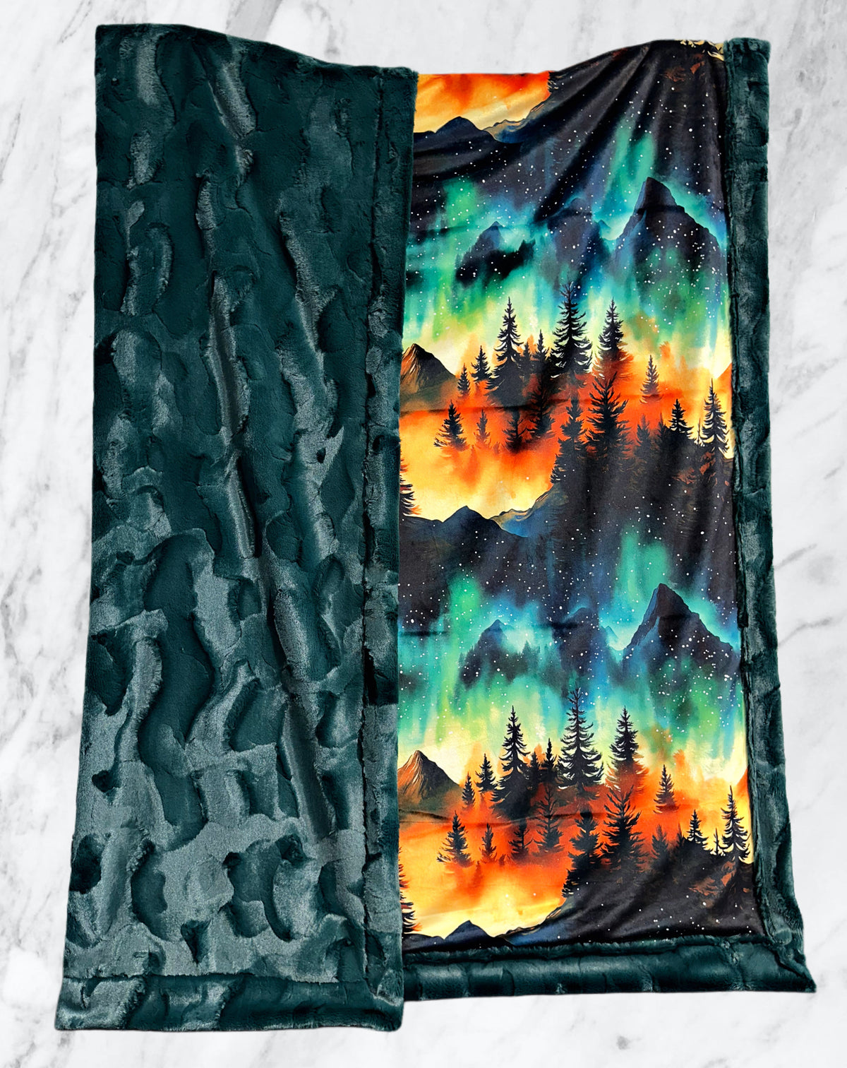 Aurora Forest Mountains XL Adult Size