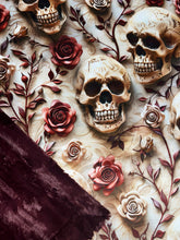 Load image into Gallery viewer, Floral Skulls XL Adult Size