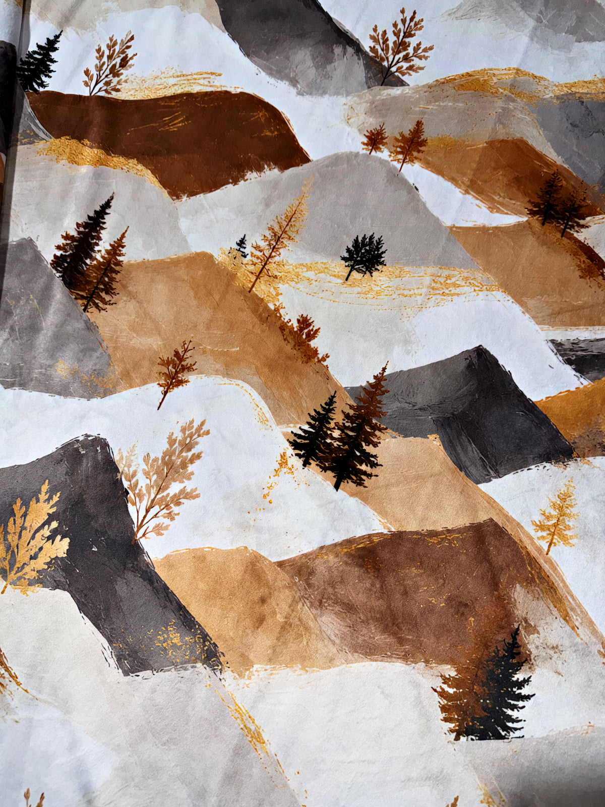 Extra Luxe Gold Dust Mountains Xl Adult