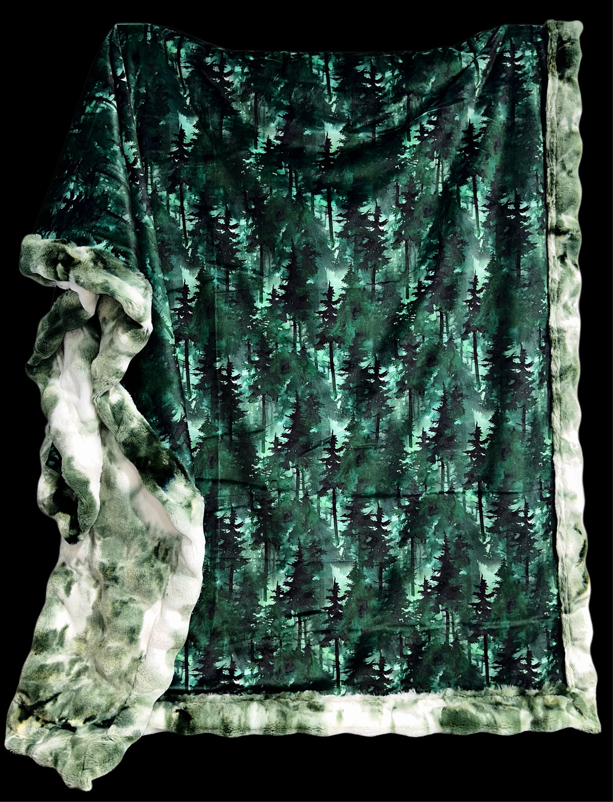 Extra Luxe Forest Powderpuff +Forest XL Adult Size