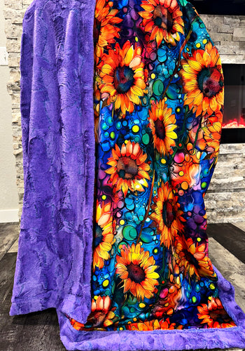 Watercolor Sunflowers XL Adult Size