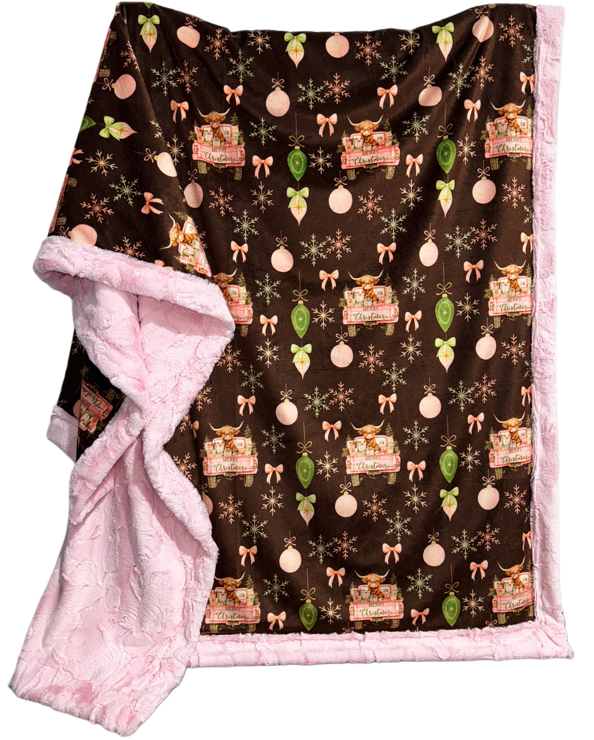 Pretty Christmas Cows XL Adult Size
