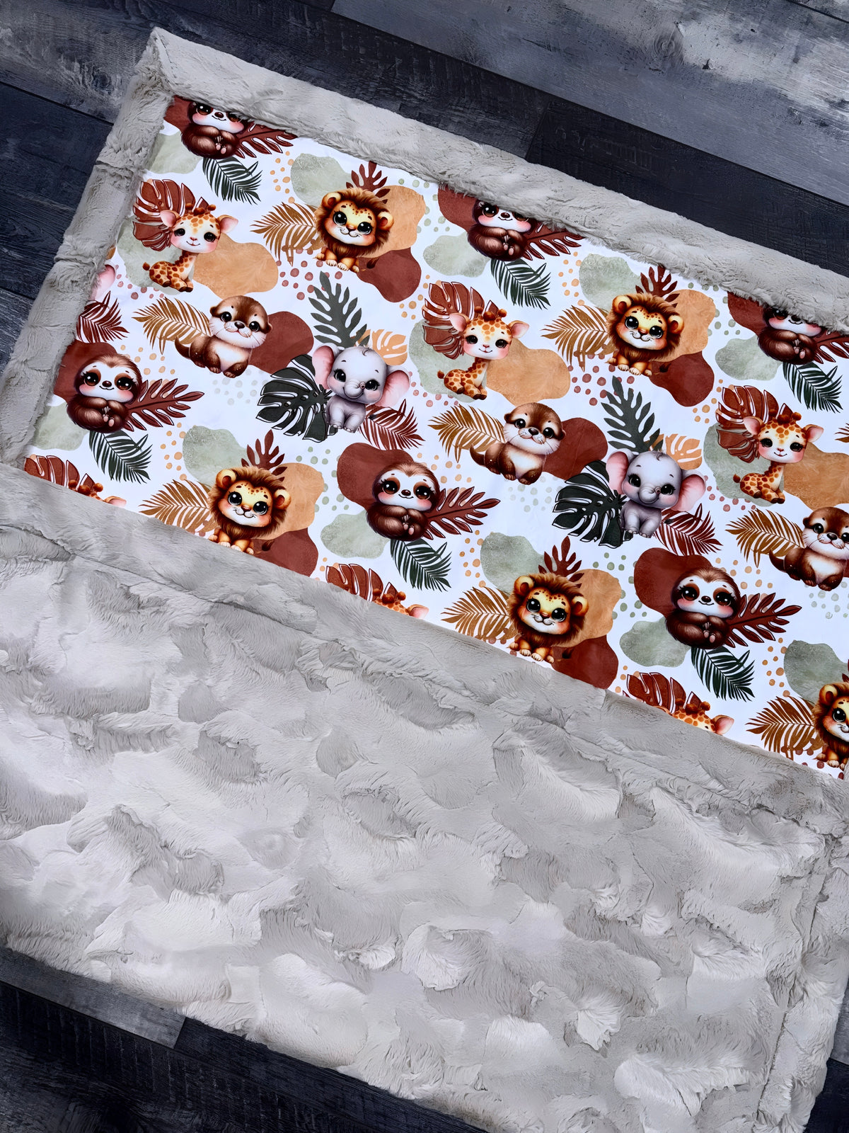 Jungle Friends XL Crib Size