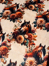 Load image into Gallery viewer, Floral Horses XL Adult Size
