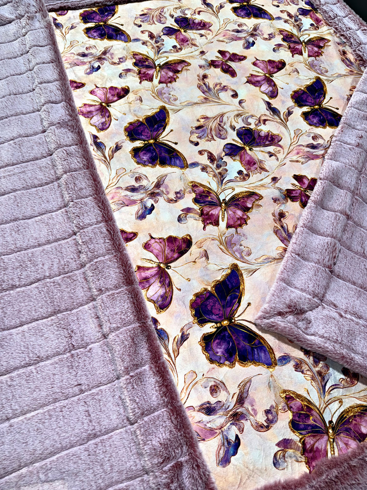 Extra Luxe Iced Wild Rose Sydney + Purple Quartz Butterflies XL Adult Size