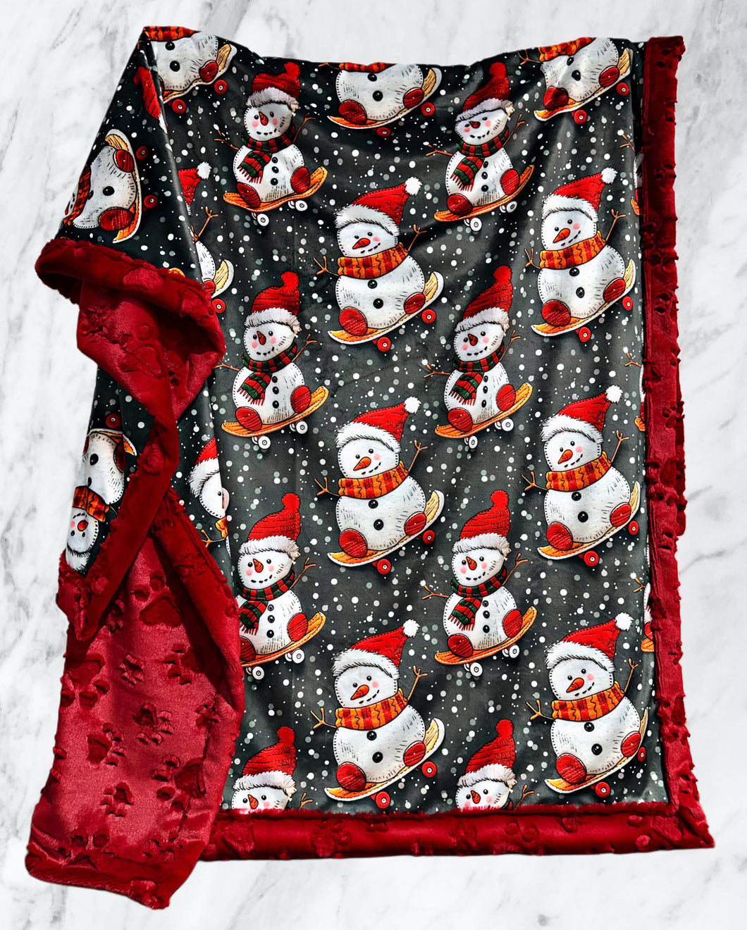 Snowman Skateboarder XL Adult Size