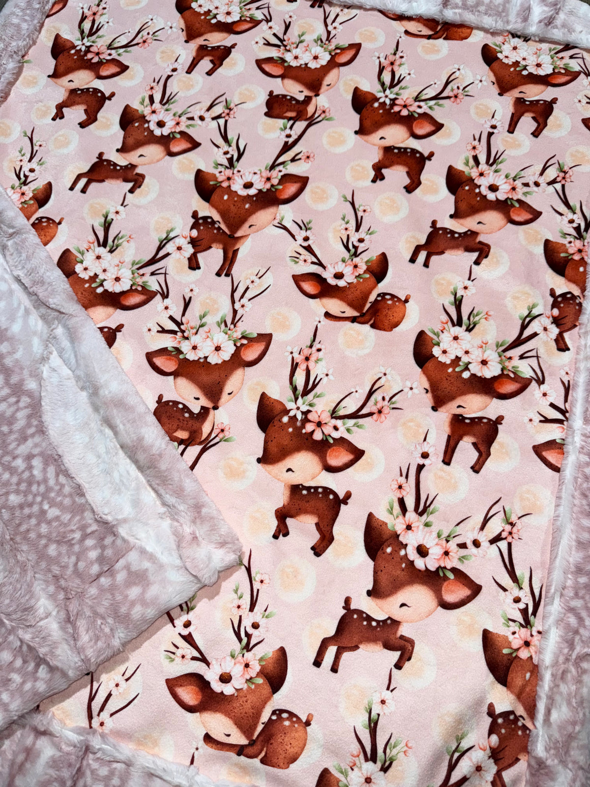 Floral Fawn Baby Size