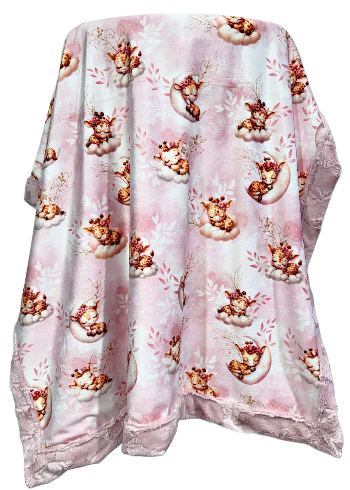 Sweet Sleepy Giraffes XL Crib Size