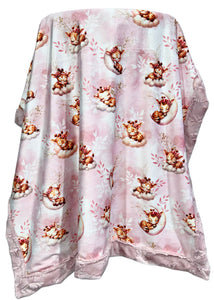 Sweet Sleepy Giraffes XL Crib Size