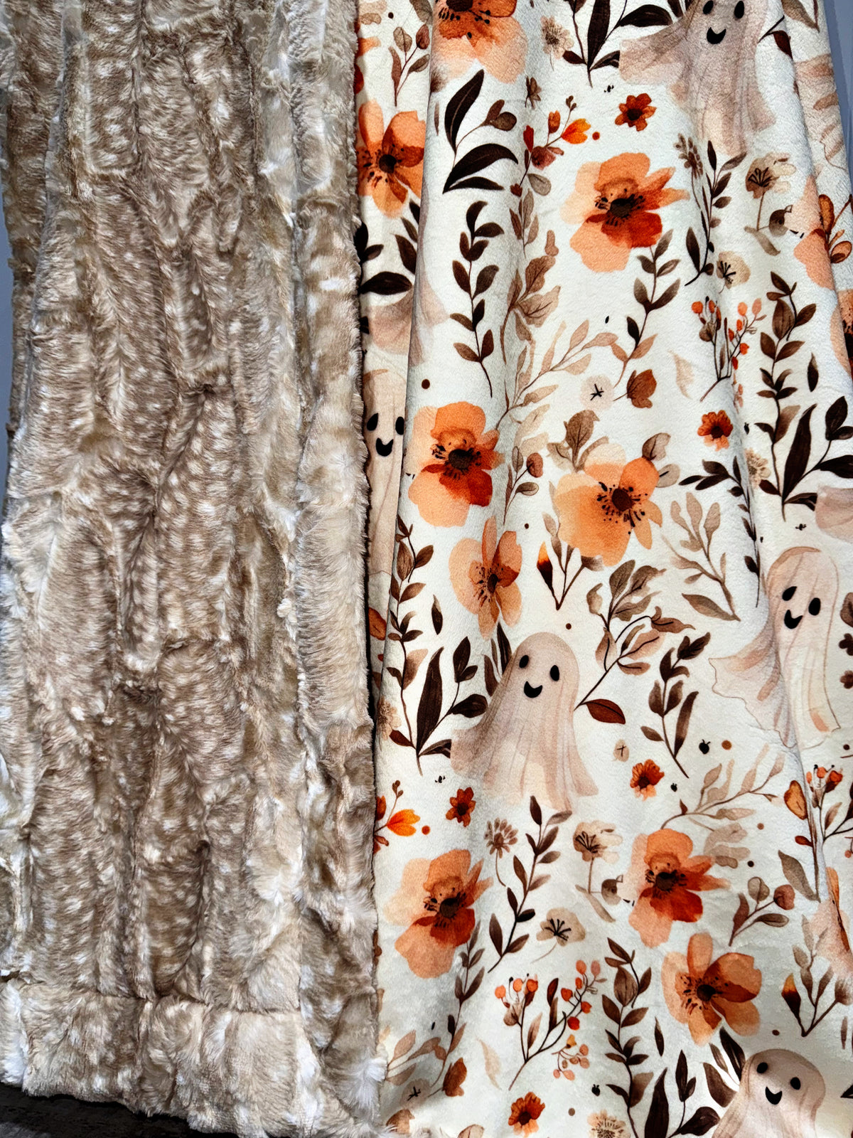Pretty Floral Ghosts XL Adult Size