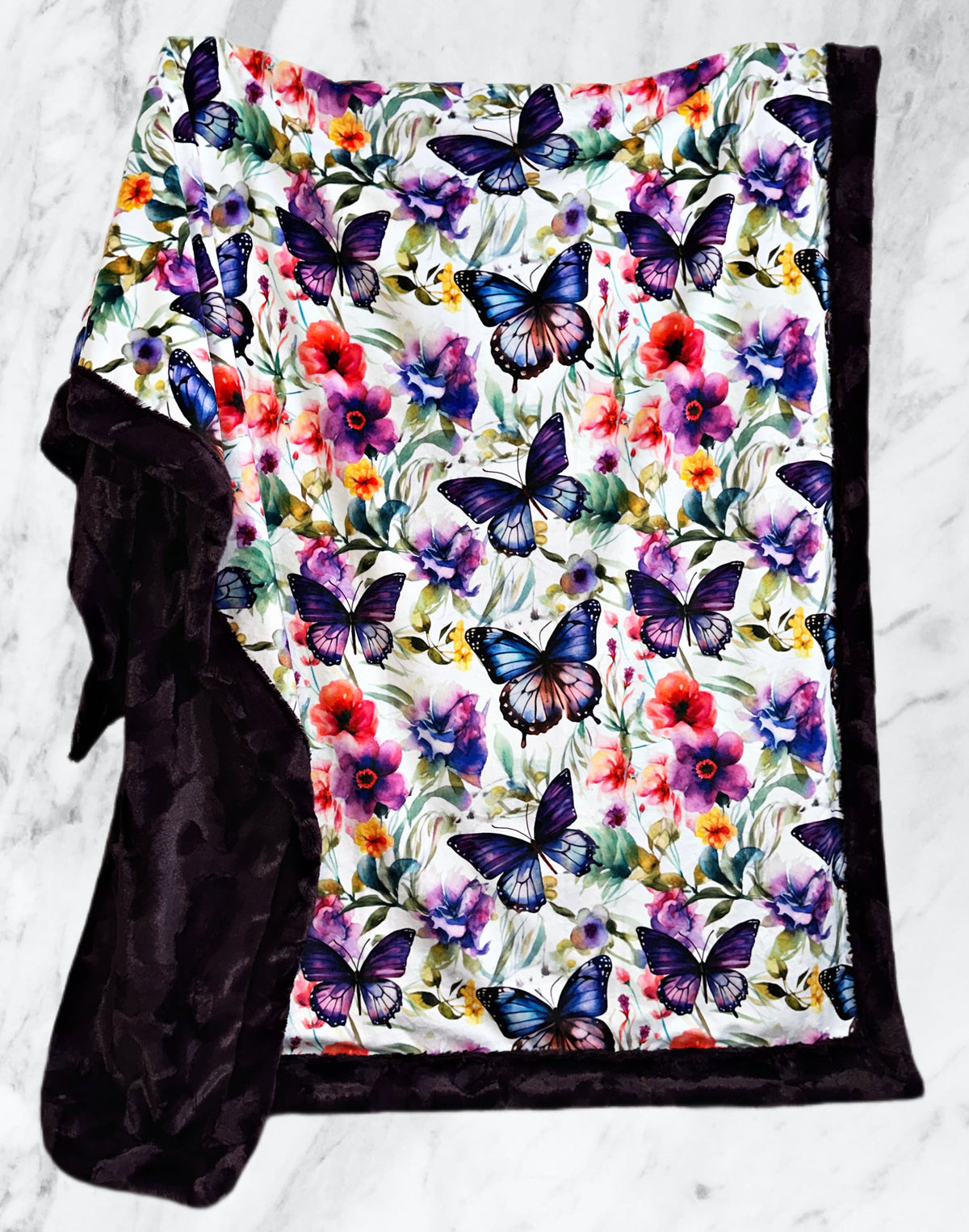 Violet Butterflies XL Adult Size