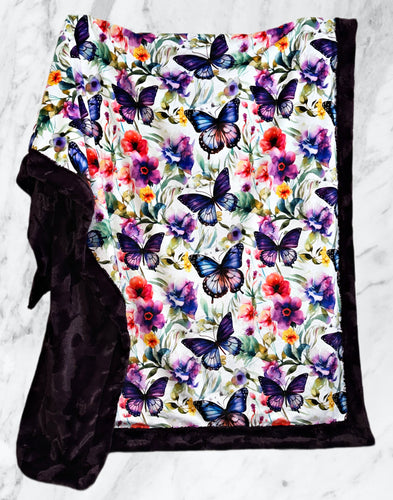 Violet Butterflies XL Adult Size
