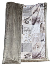 Load image into Gallery viewer, Extra Luxe Coconut Bunny + Christian Faux Quilt XL Adult Size
