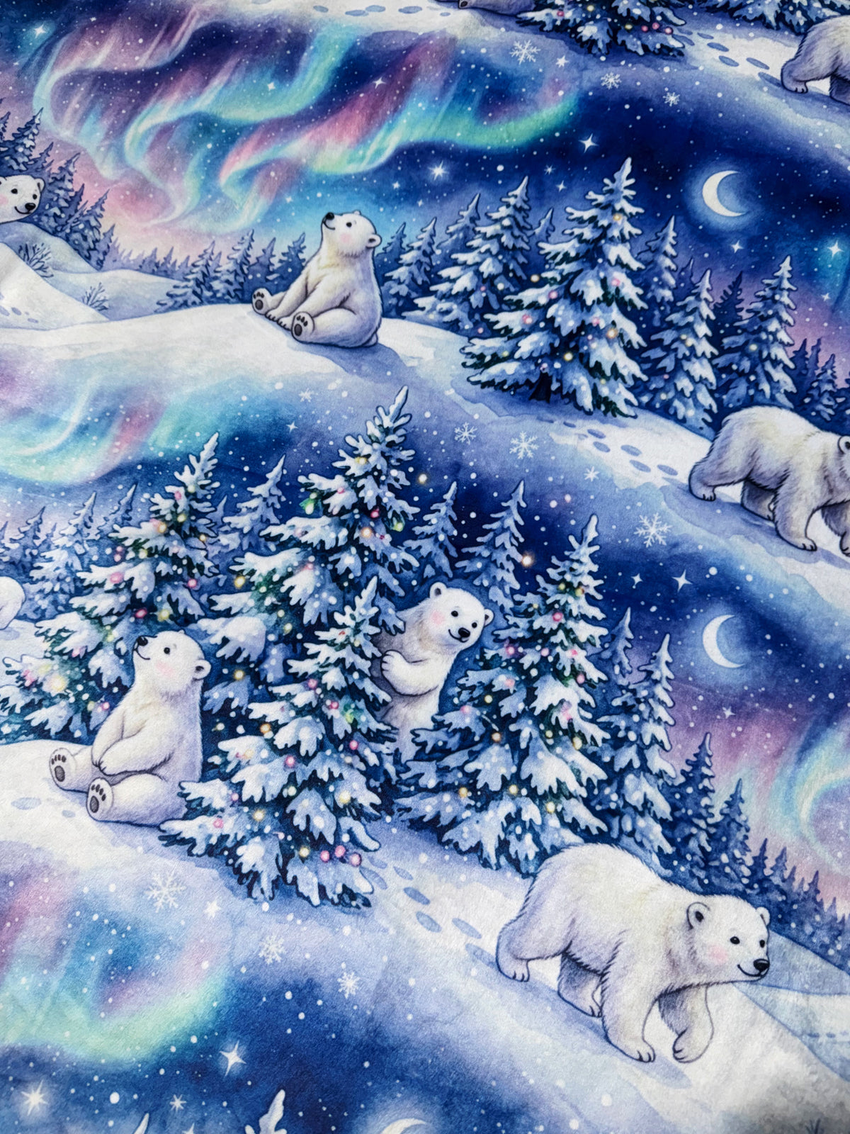 Polar Bear Northern Lights XL Adult Size