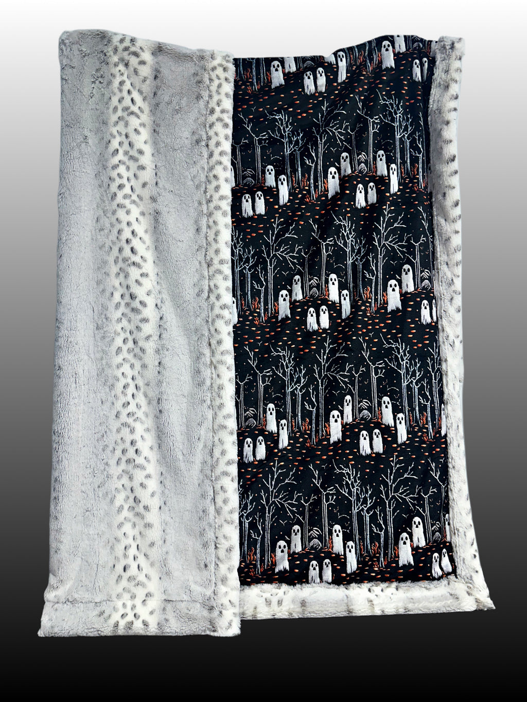 Extra Luxe Alaskan Dove Bunny Spooky Ghosts XL Adult Size