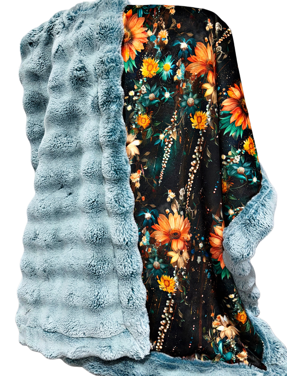 Extra Luxe Frosted Poseidon Pom Pom + Florals XL Adult Size