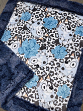Load image into Gallery viewer, Floral Blue Lovey Size