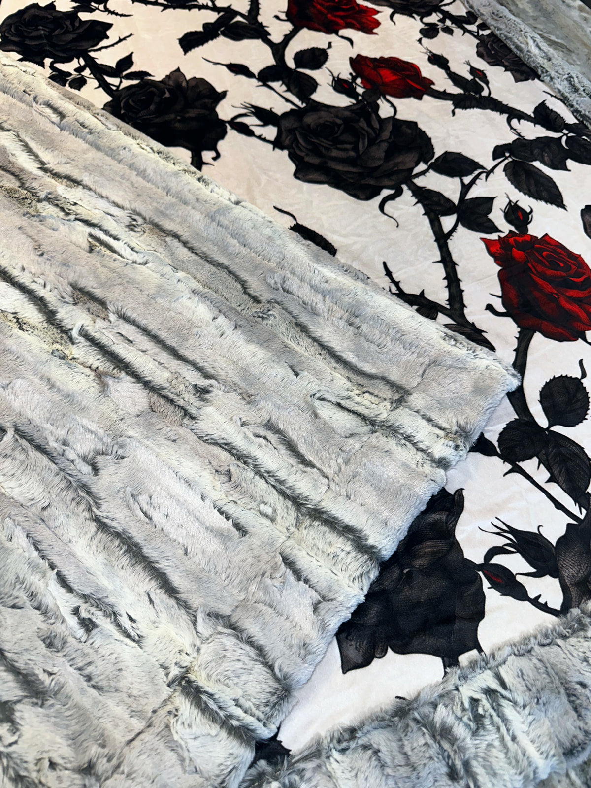 Black Red Roses XL Adult Size