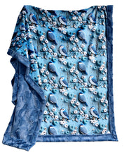 Load image into Gallery viewer, Cotton White Floral Blue Birds XL Adult Size