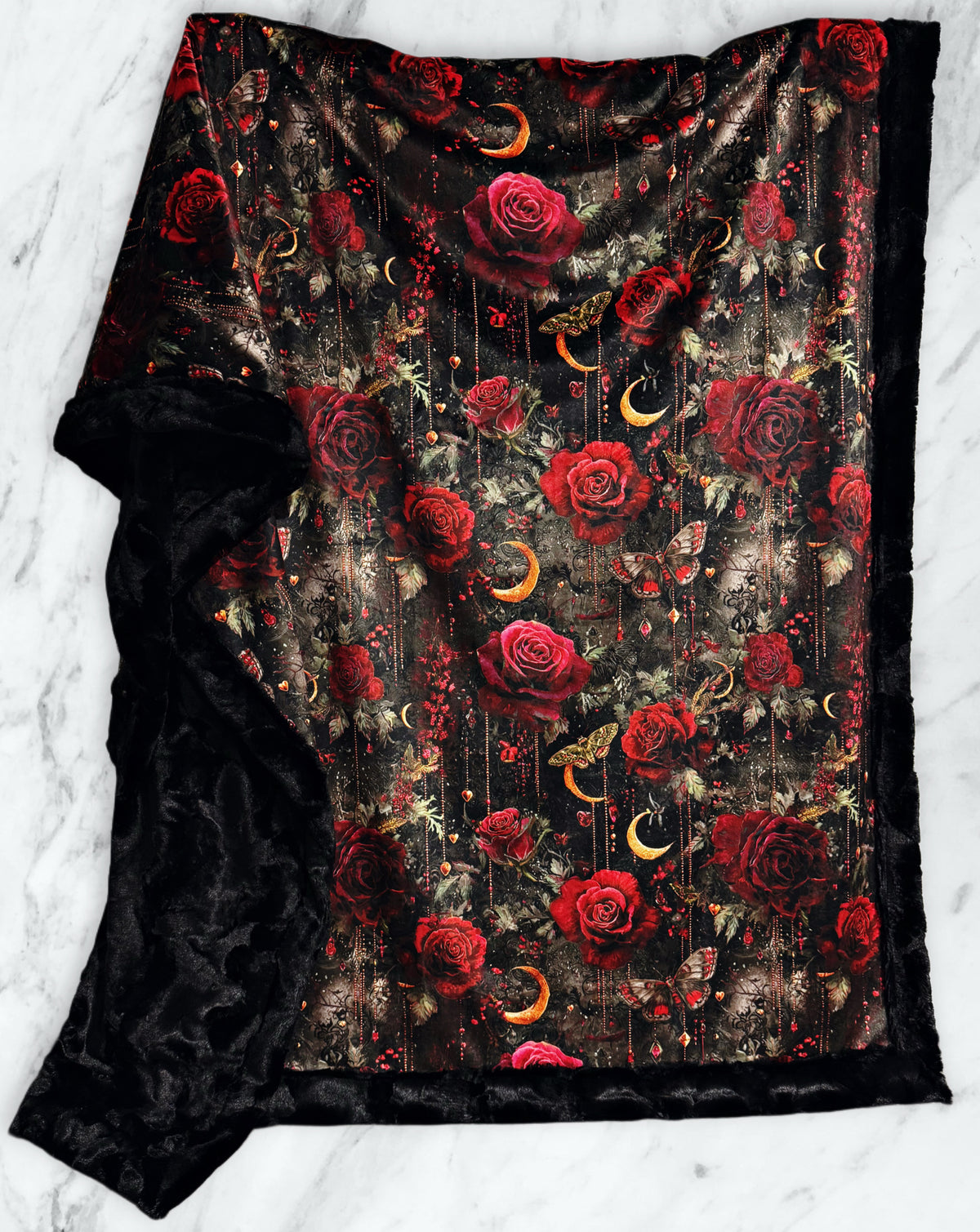 Dark Moon Roses XL Adult Size