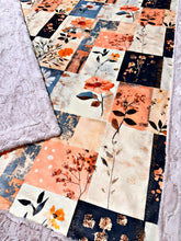 Load image into Gallery viewer, Navy + Blush Faux Quilt XXL Adult Size