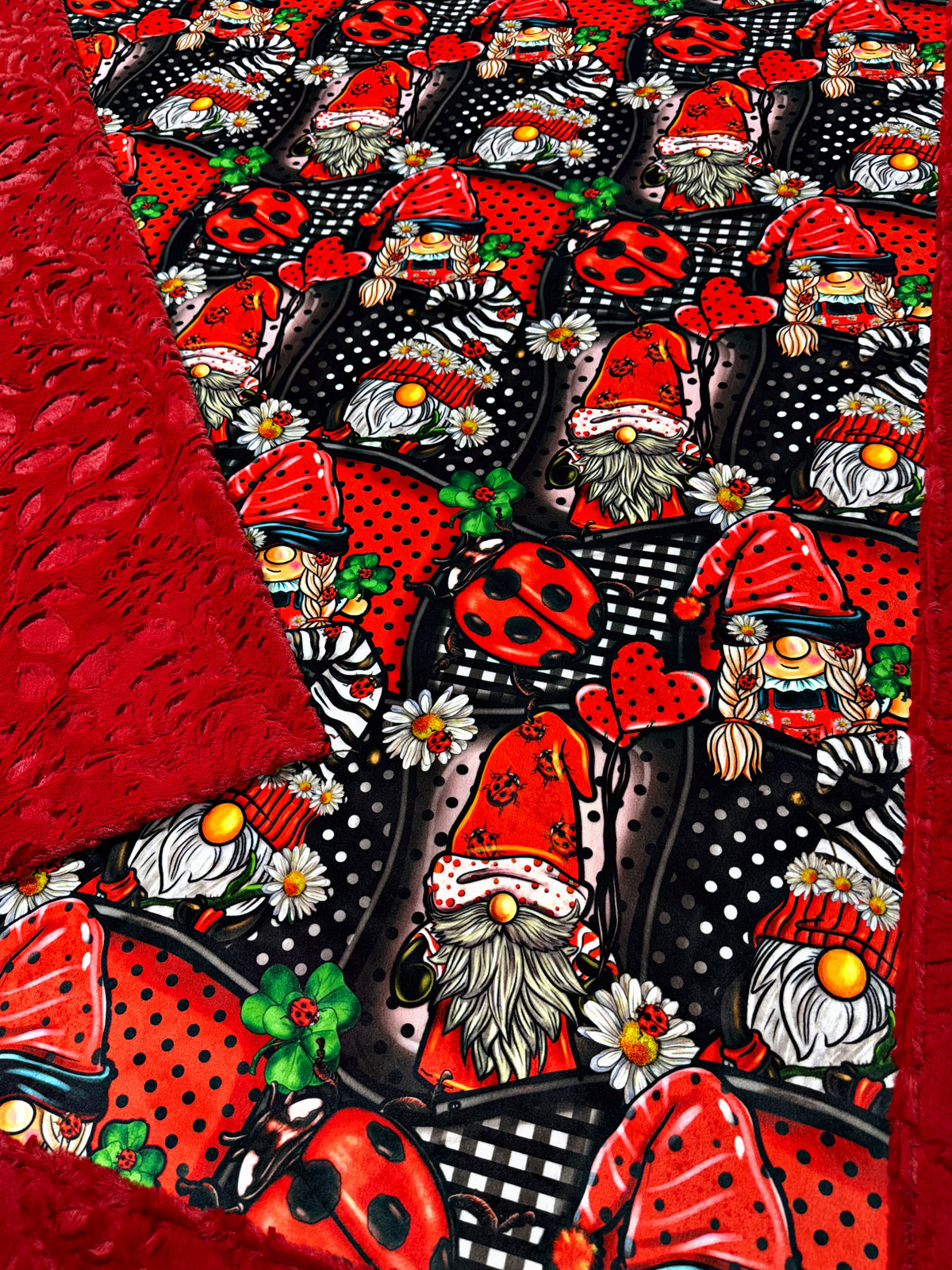 Ladybug Gnomes XL Adult Size