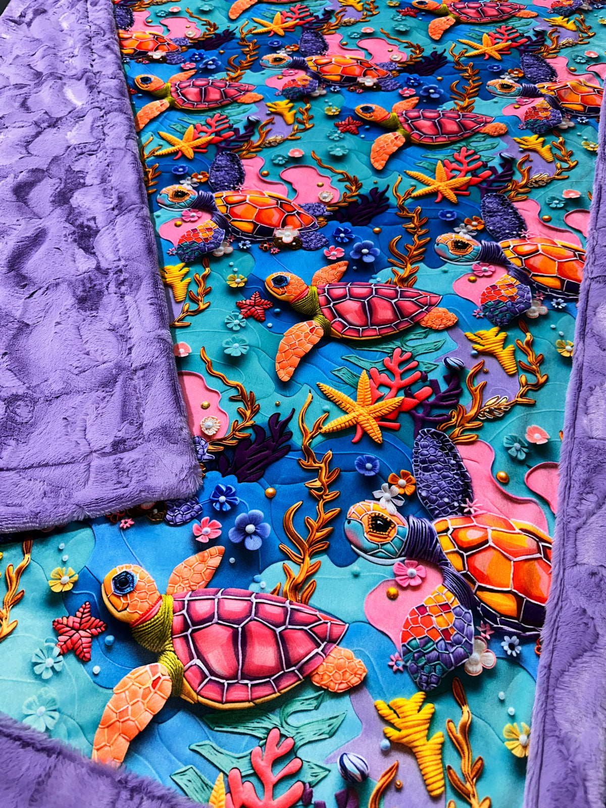 Embroidered Sea XL Adult Size