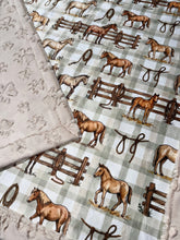 Load image into Gallery viewer, Horse Stables XL Crib Size
