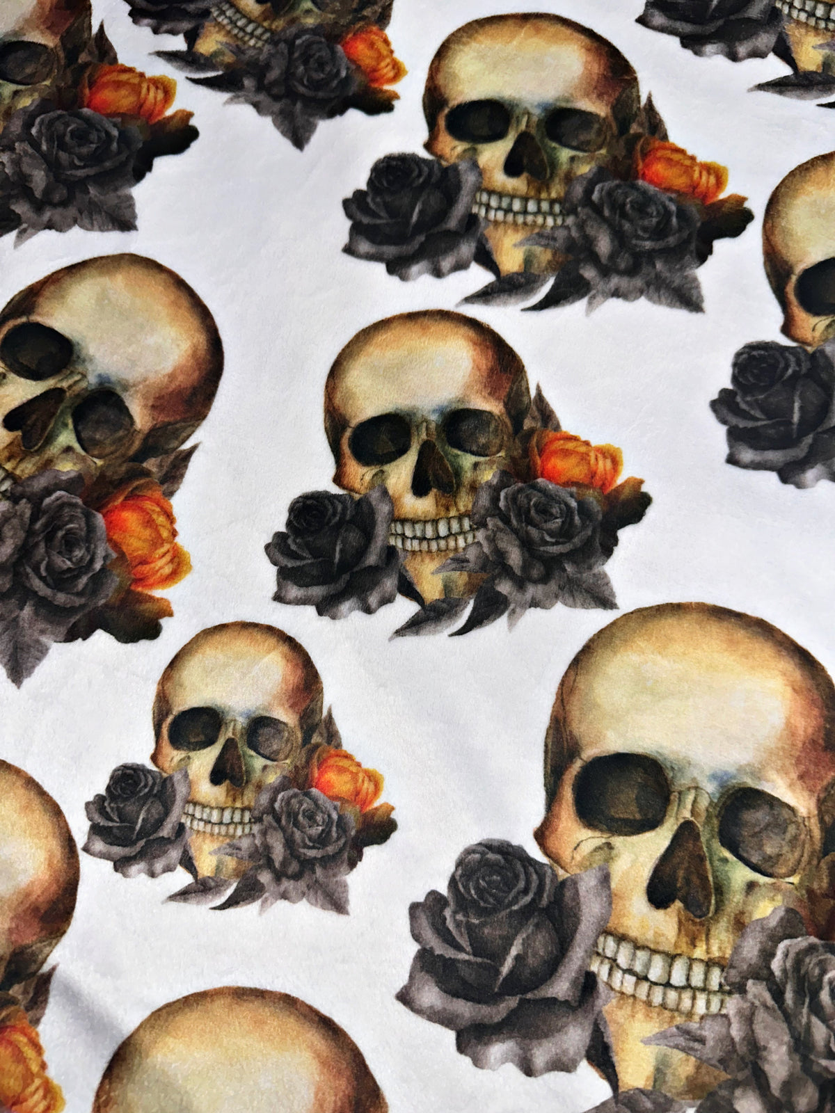 Floral Skulls XL Adult Size