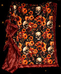 Floral Fall Skulls XL Adult Size
