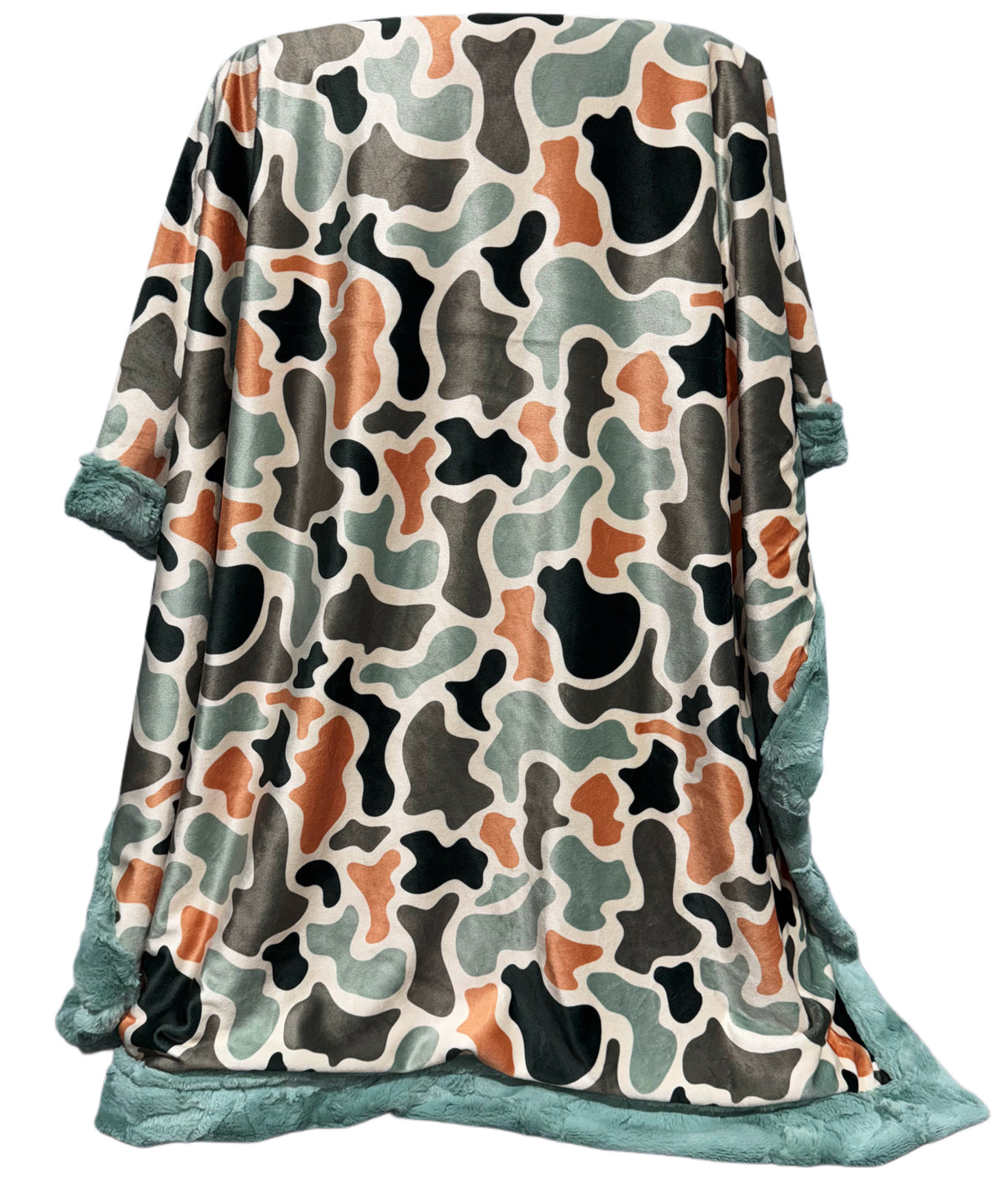 Old School Camo Throw Size