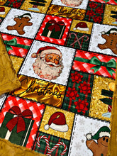 Load image into Gallery viewer, Merry Christmas Faux Quilt XL Adult Size