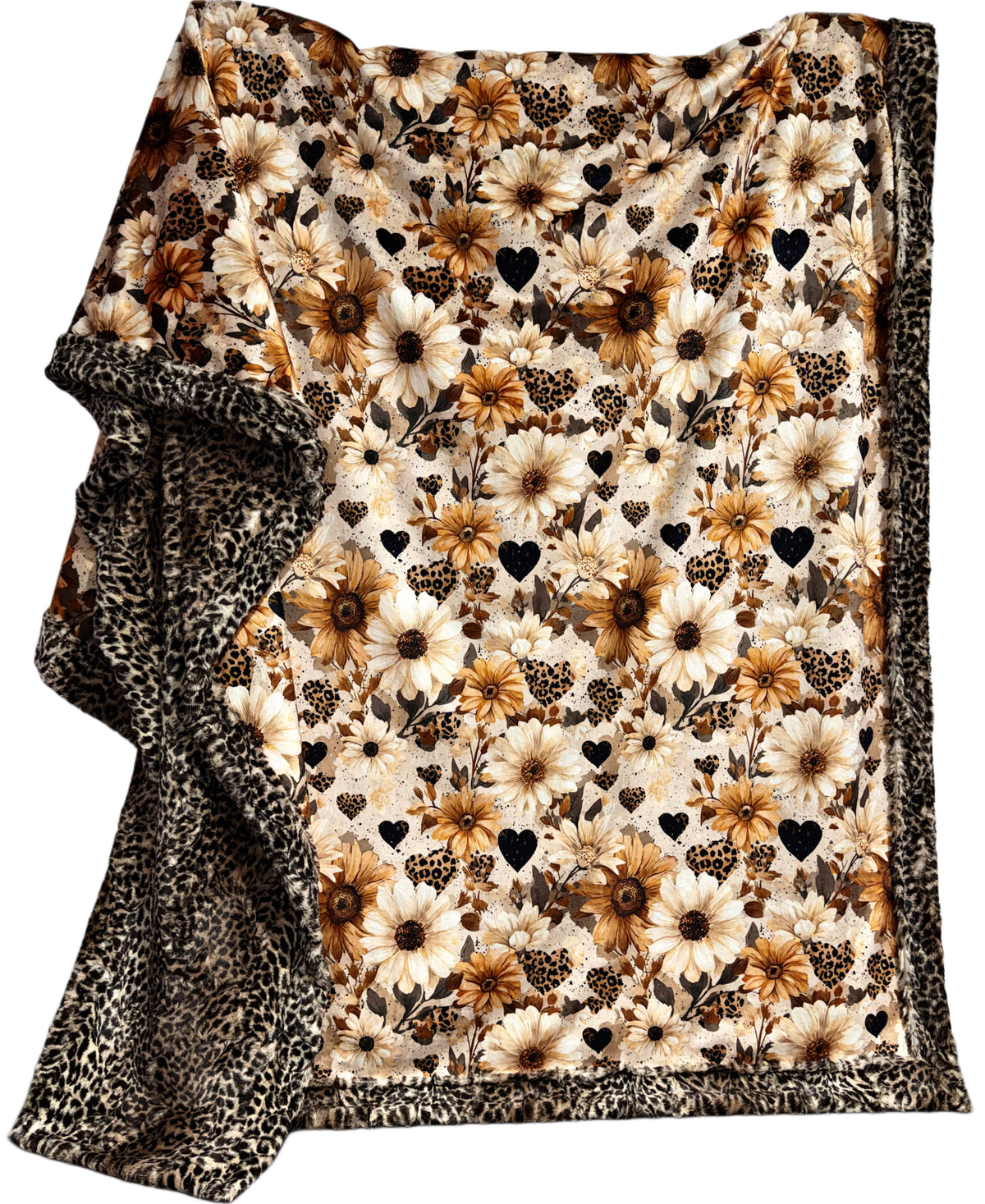 Cheetah Florals Xl Adult
