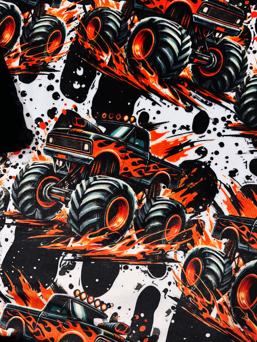 Orange Monster Truck Adult Size